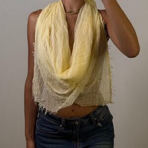 Butter Yellow Scarf